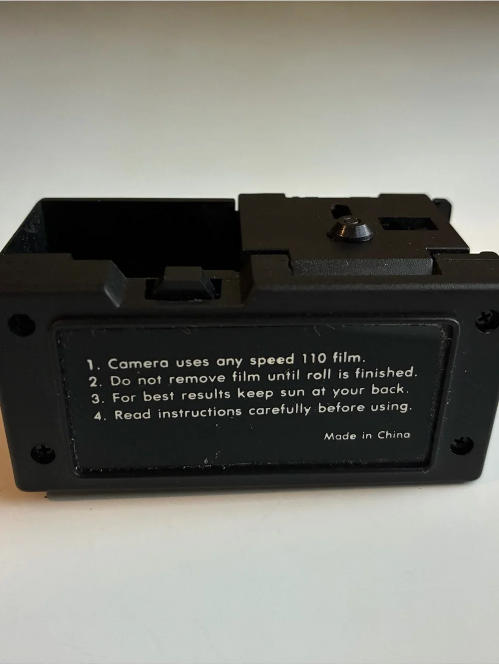 Vintage Argus 20 Micro 110 Film Camera Black w/ Original Instructions Untested